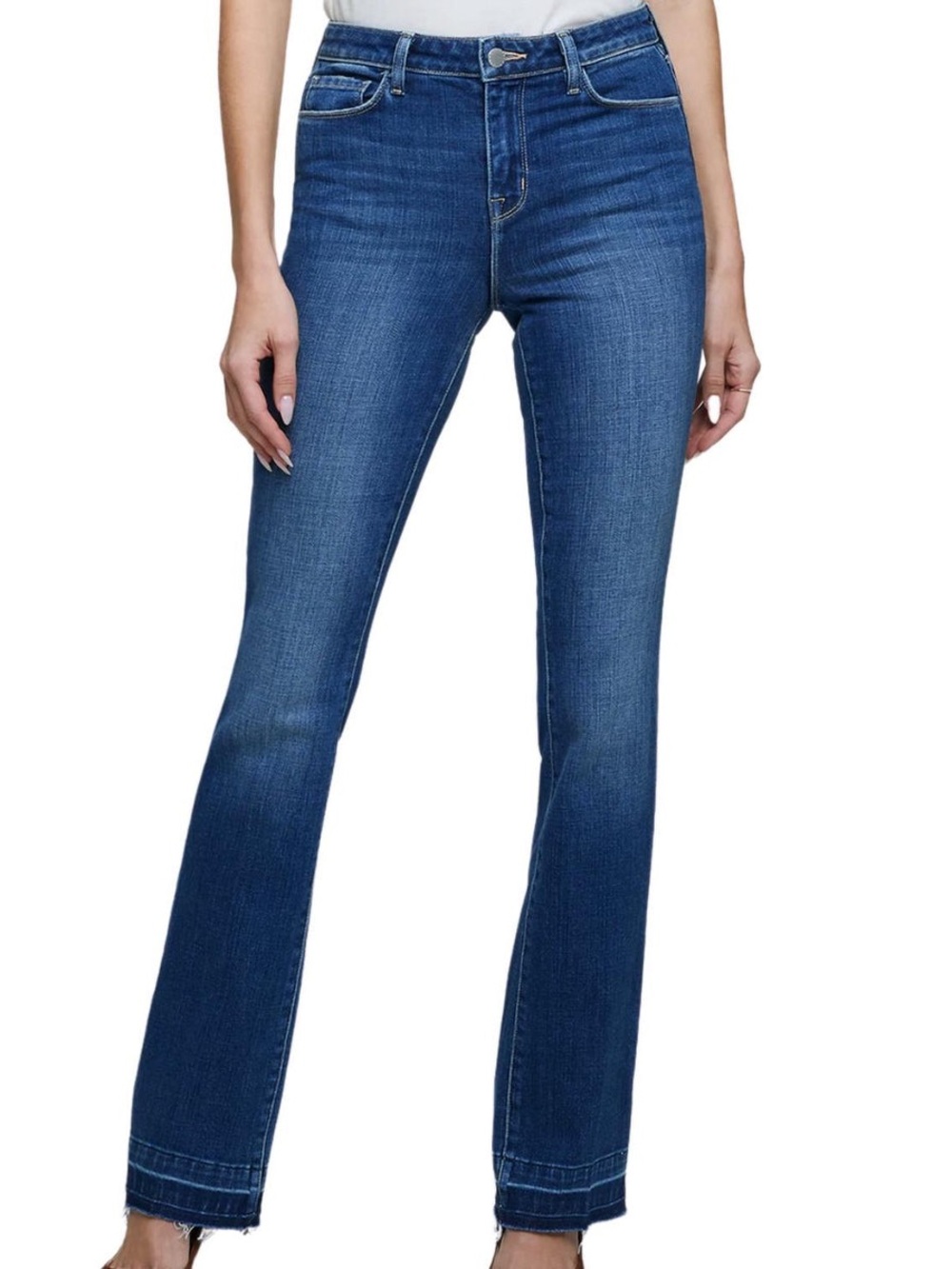 L’AGENCE Ruth High Rise Straight Jeans Size 26 Talledega Wash